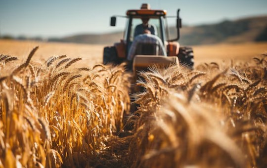 Specialist în agricultură predând studenților